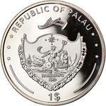 One Dollar 2011 Endangered Wildlife: Photo Coin, Palau, One Dollar 2011 Endangered Wildlife / thumbnail