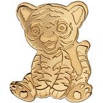 One Dollar Gold Special Shape - Tiny Tiger: Photo Coin, Palau, One Dollar Gold Special Shape - Tiny Tiger / thumbnail