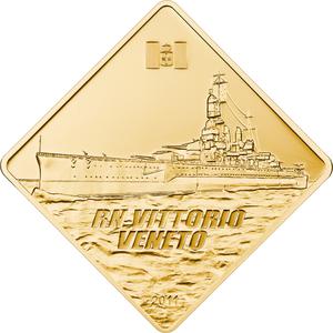Palau / Gold Two and a Half Ounces 2011 RN Vittorio Veneto - reverse photo