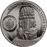 Silver Two Ounces 2017 Chinese Guardian Lions - Female: Photo Coin, Palau, Silver Two Ounces 2017 Chinese Guardian Lions - Female / thumbnail