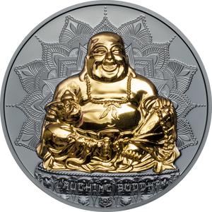 Palau / Silver Two Ounces 2017 Laughing Buddha - reverse photo