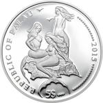Five Dollars Silver 2015 Whitetail Damselfish: Photo Coin, Palau, Five Dollars Silver 2015 Whitetail Damselfish / thumbnail