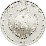 Five Dollars Silver 2009 Jewels of the Sea: Photo Coin, Palau, Five Dollars Silver 2009 Jewels of the Sea / thumbnail