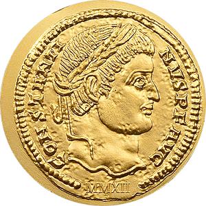 Palau / Gold Half Gram 2012 Constantine the Great - reverse photo
