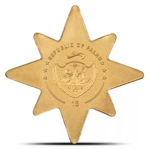 Palau / Gold Half Gram 2024 Star - obverse photo