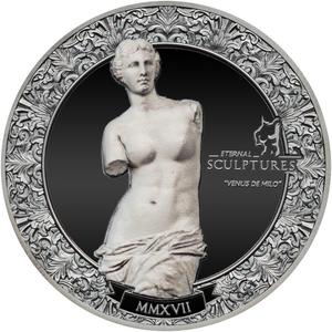 Palau / Silver Two Ounces 2017 Venus de Milo - reverse photo