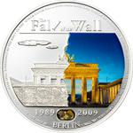 Five Dollars Silver 2009 The Fall of the Wall: Photo Coin, Palau, Five Dollars Silver 2009 The Fall of the Wall / thumbnail