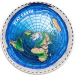 Silver Two Ounces 2019 Flat Earth: Photo Coin, Palau, Silver Two Ounces 2019 Flat Earth / thumbnail
