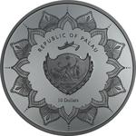 Silver Two Ounces 2017 Laughing Buddha: Photo Coin, Palau, Silver Two Ounces 2017 Laughing Buddha / thumbnail