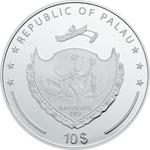 Silver Two Ounces 2016 The Hand of Fatima: Photo Coin, Palau, Silver Two Ounces 2016 The Hand of Fatima / thumbnail