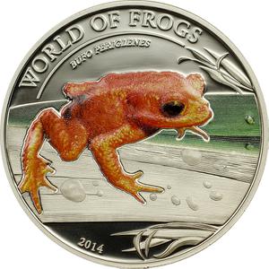 Palau / Silver Half Ounce 2014 Golden Frog - reverse photo