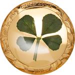 Gold Gram 2020 Four-leaf Clover: Photo Coin, Palau, Gold Gram 2020 Four-leaf Clover / thumbnail