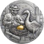 Silver Two Ounces 2020 Goose and Golden Egg: Photo Coin, Palau, Silver Two Ounces 2020 Goose and Golden Egg / thumbnail