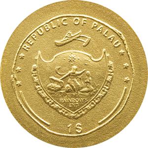 Palau / Gold Half Gram 2010 Tiberius - obverse photo