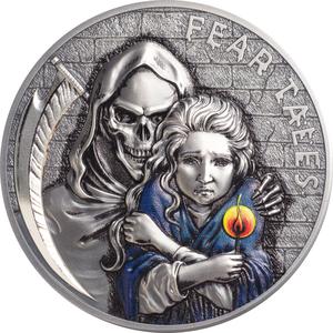 Palau / Silver Two Ounces 2020 Little Match Girl - reverse photo