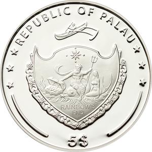 Palau / Five Dollars Silver 2012 Ama Dablam - obverse photo
