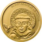 Gold Twenty-fifth Ounce - St Francis of Assisi: Photo Coin, Palau, Gold Twenty-fifth Ounce - St Francis of Assisi / thumbnail