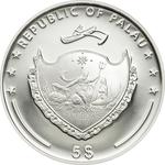 Five Dollars Silver 2010 St Basil's Cathedral: Photo Coin, Palau, Five Dollars Silver 2010 St Basils Cathedral / thumbnail
