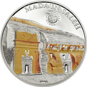 Palau / Five Dollars Silver 2013 Mada'in Saleh - reverse photo