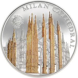 Palau / Five Dollars Silver 2015 Milan Cathedral - reverse photo