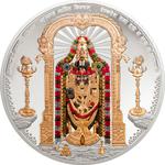 Silver Three Ounces 2014 Lord Venkateswara: Photo Coin, Palau, Silver Three Ounces 2014 Lord Venkateswara / thumbnail