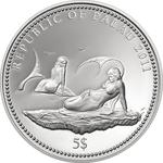 Five Dollars Silver 2011 Anemonefish: Photo Coin, Palau, Five Dollars Silver 2011 Anemonefish / thumbnail