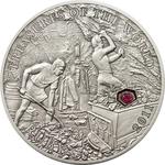 Five Dollars Silver 2011 Treasures of the World - Ruby: Photo Coin, Palau, Five Dollars Silver 2011 Treasures of the World - Ruby / thumbnail