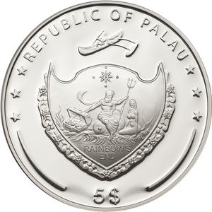 Palau / Five Dollars Silver 2010 Statue of Liberty - obverse photo
