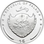 One Dollar 2009 Statue of Zeus: Photo Coin, Palau, One Dollar 2009 Statue of Zeus / thumbnail