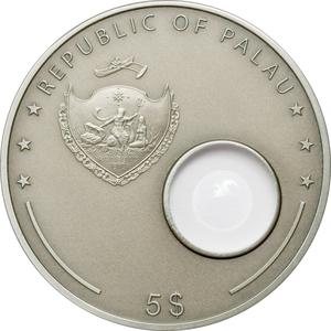 Palau / Five Dollars Silver 2008 Hans Lippershey - obverse photo