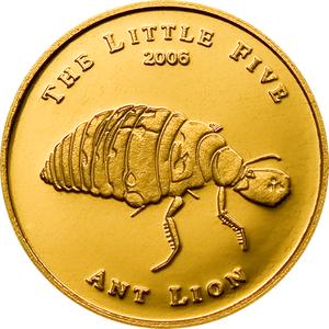 Palau / Gold Half Gram 2006 Ant Lion - reverse photo