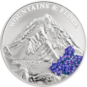 Palau / Five Dollars Silver 2015 Hidden Peak - reverse photo