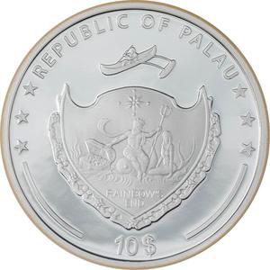 Palau / Silver Two Ounces 2022 Earth Ecosystems - Desert - obverse photo