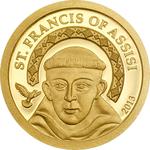 Gold Half Gram 2013 Saint Francis of Assisi: Photo Coin, Palau, Gold Half Gram 2013 Saint Francis of Assisi / thumbnail