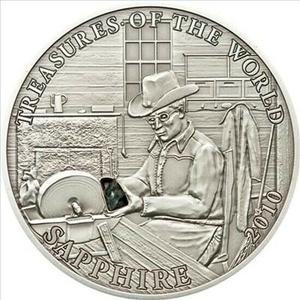 Palau / Five Dollars 2010 Sapphire - reverse photo