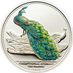 Five Dollars Silver 2009 Peacock: Photo Coin, Palau, Five Dollars Silver 2009 Peacock / thumbnail
