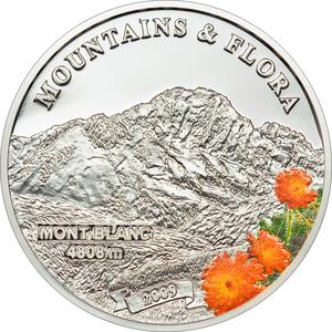 Palau / Five Dollars Silver 2009 Mont Blanc - reverse photo