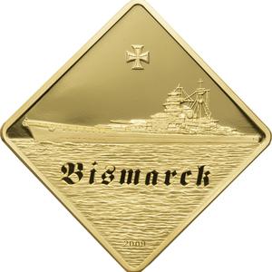 Palau / Gold Two and a Half Ounces 2009 Bismarck - reverse photo