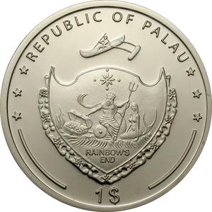 Palau / One Dollar 2006 Rainbow Lorikeet - obverse photo