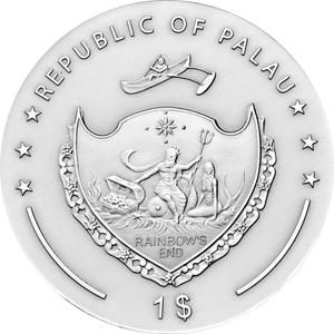 Palau / One Dollar 2013 Knights Templar - obverse photo