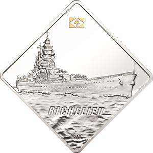 Palau / Silver Two Ounces 2010 Richelieu - reverse photo