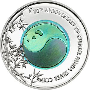 Palau / Two Dollars Silver 2013 Panda with Niob - reverse photo