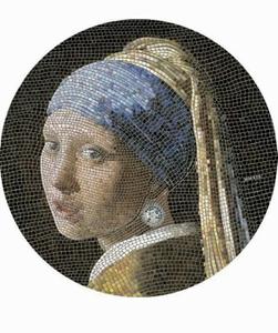 Palau / Silver Three Ounces 2019 Girl with Pearl Earring - reverse photo