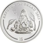 One Dollar 2013 Synchiropus Splendidus: Photo Coin, Palau, One Dollar 2013 Synchiropus Splendidus / thumbnail