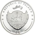 Five Dollars Silver 2015 Petäjävesi Old Church: Photo Coin, Palau, Five Dollars Silver 2015 Petajavesi Old Church / thumbnail