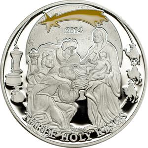 Palau / Silver Half Ounce 2014 Three Holy Kings - reverse photo