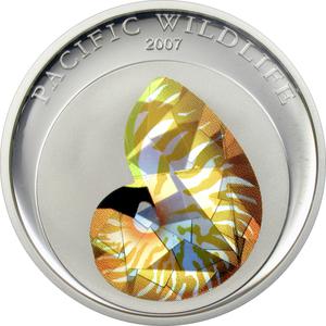 Palau / Five Dollars Silver 2007 Nautilus - reverse photo