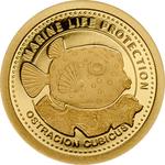 One Dollar Gold 2014 Yellow Boxfish: Photo Coin, Palau, One Dollar Gold 2014 Yellow Boxfish / thumbnail