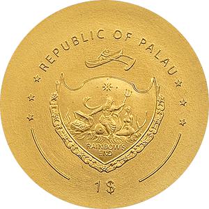 Palau / Gold Half Gram 2012 Constantine the Great - obverse photo