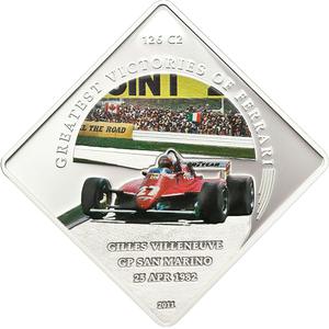 Palau / One Dollar 2011 Ferrari 126 C2 - G Villeneuve - reverse photo